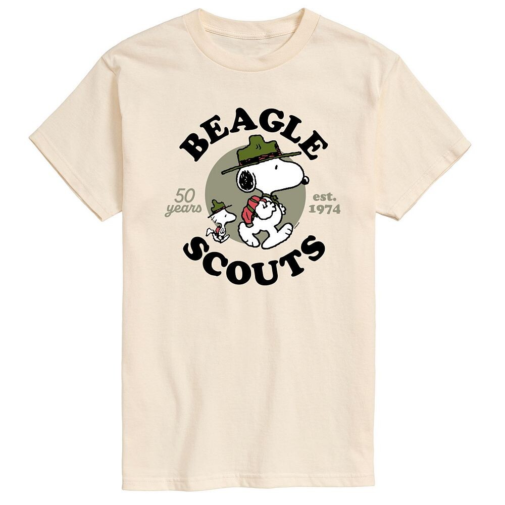 Мужская футболка с рисунком Peanuts Beagle Scout Snoopy Woodstock Licensed Character, цвет Cream
Мужская футболка с рисунком Peanuts Beagle Scout Snoopy Woodstock Licensed Character, цвет Cream