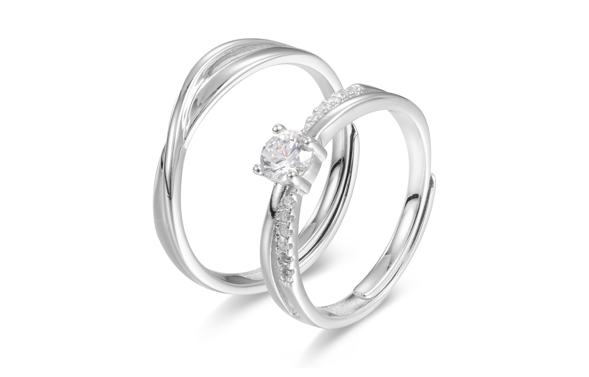 Кольцо Unisex VIGG, Interweaving Couple Rings
Кольцо Unisex VIGG, Interweaving Couple Rings