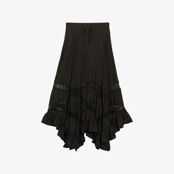 Юбка макси Seloda со складками и оборками Claudie Pierlot, цвет noir / gris
Юбка макси Seloda со складками и оборками Claudie Pierlot, цвет noir / gris
