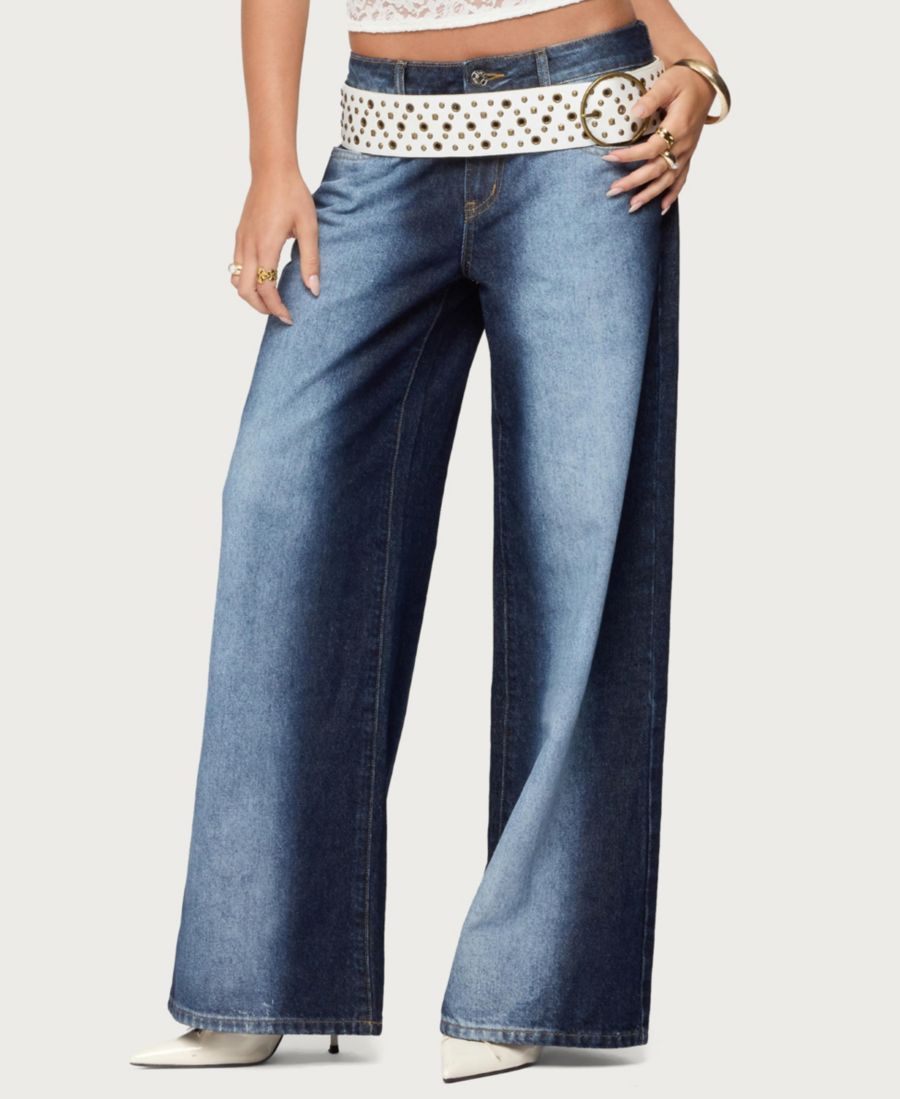 Женские джинсы Ema с низкой посадкой и отбеливателем Edikted, Dark-blue
Женские джинсы Ema с низкой посадкой и отбеливателем Edikted, Dark-blue