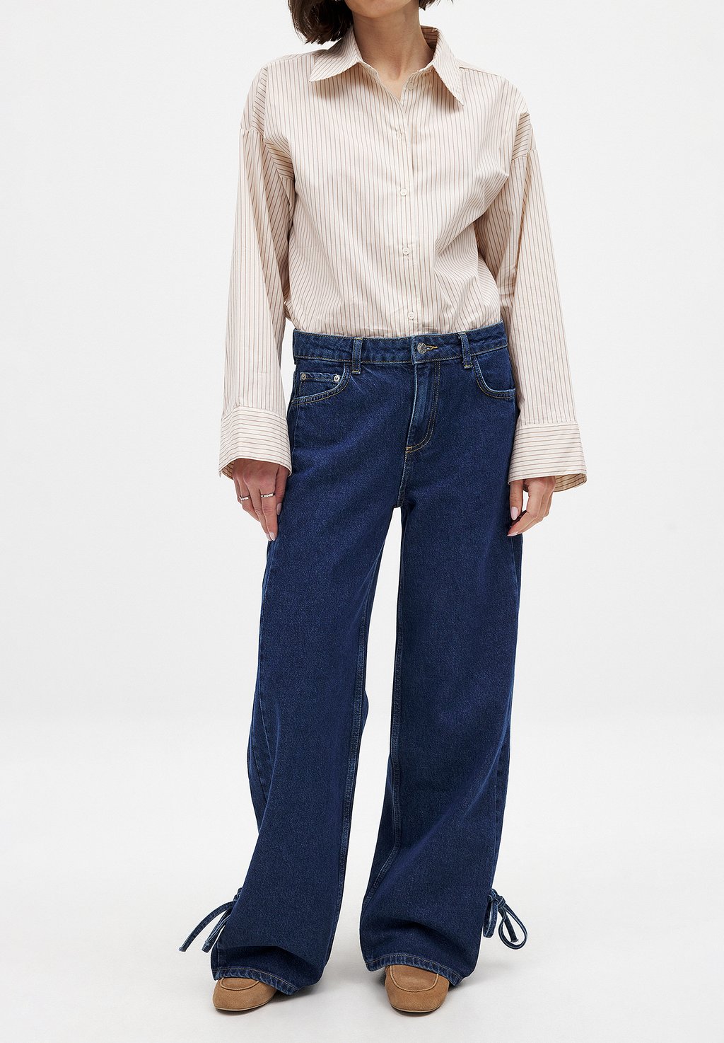 Джинсы свободного кроя TIE DETAIL NA-KD, цвет Rinse Wash
Джинсы свободного кроя TIE DETAIL NA-KD, цвет Rinse Wash