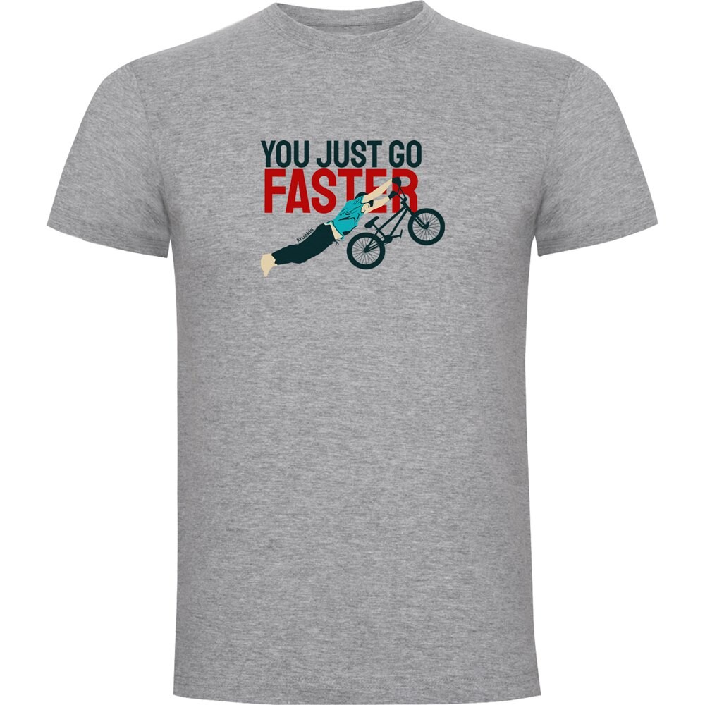 Футболка Kruskis Go Faster, серый 
Футболка Kruskis Go Faster, серый