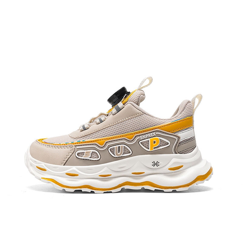 Прочная дышащая детская обувь для повседневной жизни YUZHAOLIN, бежевый 
Прочная дышащая детская обувь для повседневной жизни YUZHAOLIN, бежевый