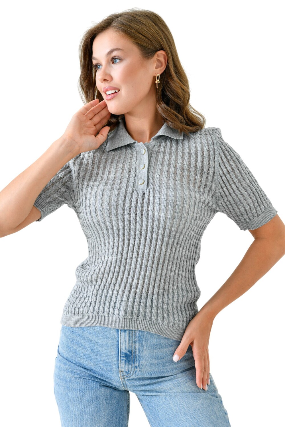 WOMAN VISION Свитер в сером цвете
WOMAN VISION Свитер в сером цвете