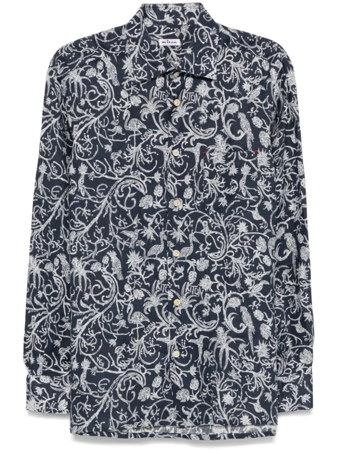 Kiton рубашка с цветочным принтом, синий
Kiton рубашка с цветочным принтом, синий