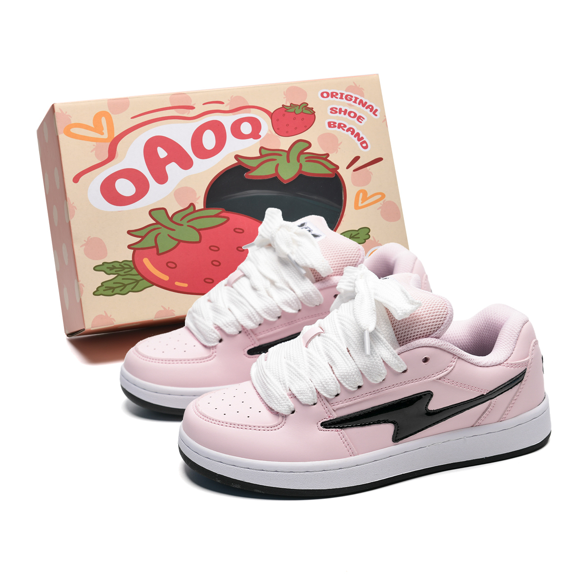 OAOQ Увеличение роста устойчивые к истиранию легкие дышащие нескользящие низкие скейтбордские кроссовки унисекс коробка розовый черный, цвет Pink Black
OAOQ Увеличение роста устойчивые к истиранию легкие дышащие нескользящие низкие скейтбордские кроссовки унисекс коробка розовый черный, цвет Pink Black