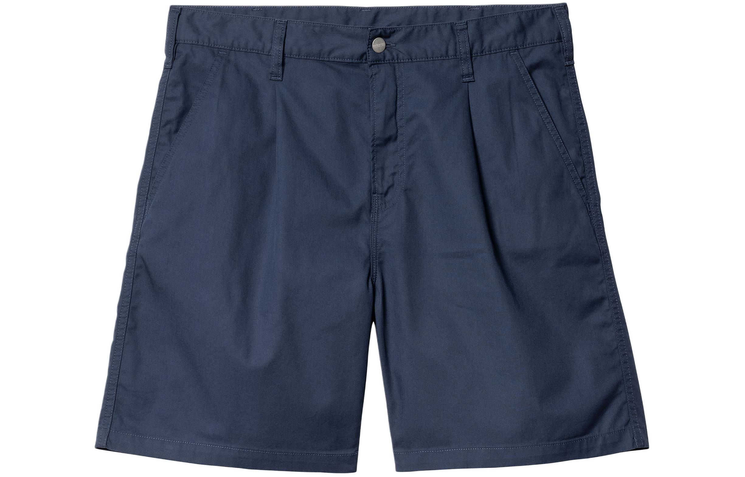 Плиссированные хлопковые шорты Carhartt WIP, синий
Плиссированные хлопковые шорты Carhartt WIP, синий