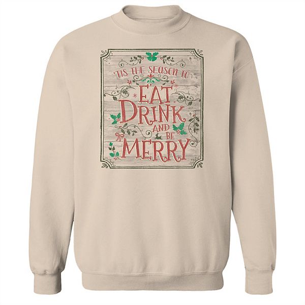 Мужской флисовый свитшот eat drink be merry Licensed Character
Мужской флисовый свитшот eat drink be merry Licensed Character