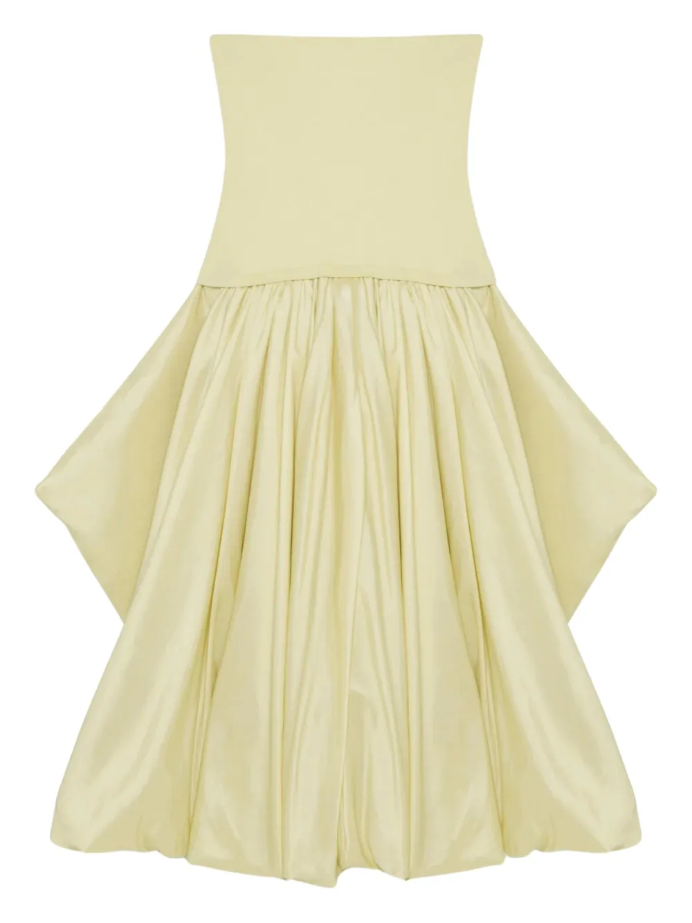 Платье миди без бретелек с юбкой-баллоном Simkhai, нейтральный
Платье миди без бретелек с юбкой-баллоном Simkhai, нейтральный