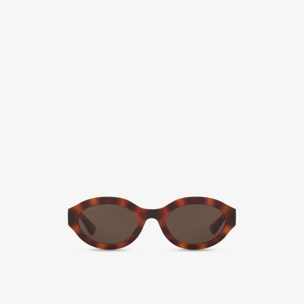 GG1579S солнцезащитные очки с овальной оправой, литьевое исполнение Gucci, коричневый
GG1579S солнцезащитные очки с овальной оправой, литьевое исполнение Gucci, коричневый