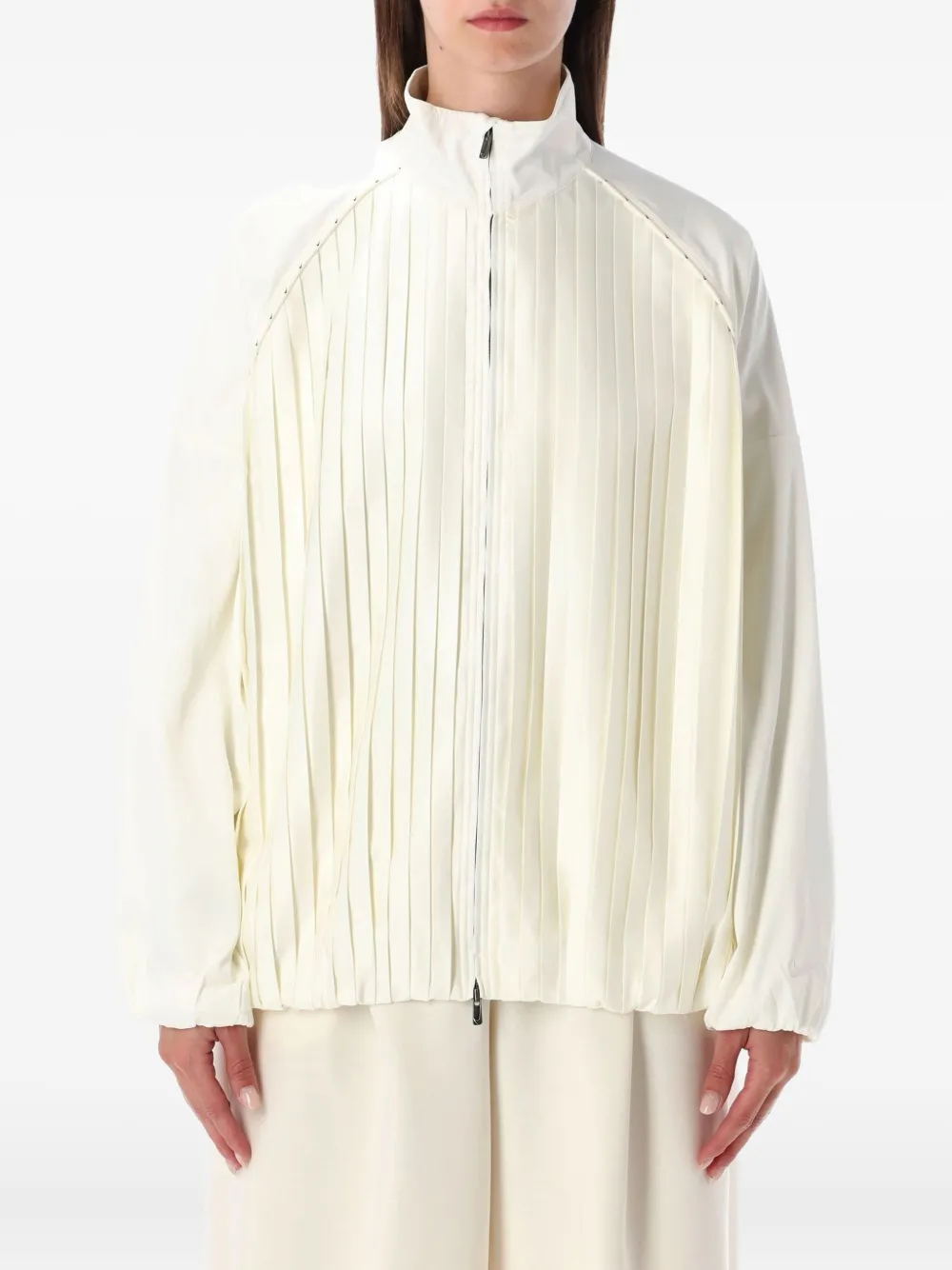 Плиссированная куртка-бомбер Nike, белый
Плиссированная куртка-бомбер Nike, белый