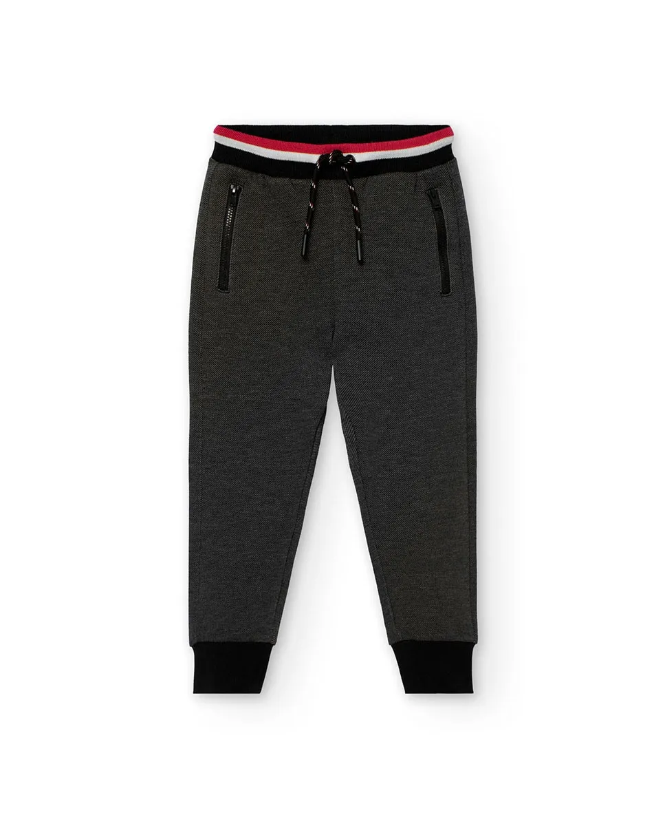 Детские спортивные штаны с резинкой и шнурком Boboli, темно-серый
Детские спортивные штаны с резинкой и шнурком Boboli, темно-серый