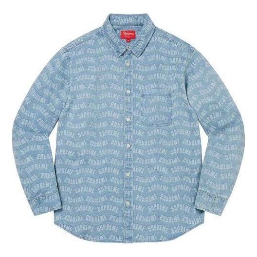 Рубашка Supreme Arc Jacquard Denim Shirt 'Teal'
Рубашка Supreme Arc Jacquard Denim Shirt 'Teal'