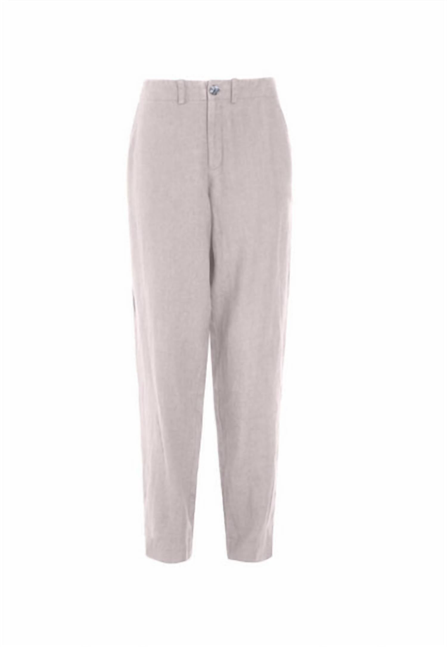 Женские узкие брюки из ленивого льна в цвете пепельно-розовый BITTE KAI RAND
Женские узкие брюки из ленивого льна в цвете пепельно-розовый BITTE KAI RAND