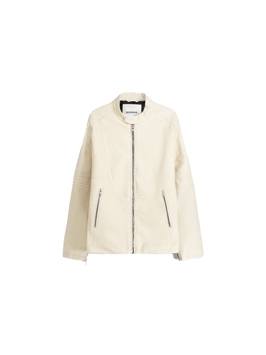 Куртка межсезонная Bershka, Wool White
Куртка межсезонная Bershka, Wool White