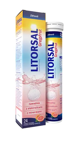 Litorsal Grejpfrutowy электролиты в шипучих таблетках, 24 шт.
Litorsal Grejpfrutowy электролиты в шипучих таблетках, 24 шт.
