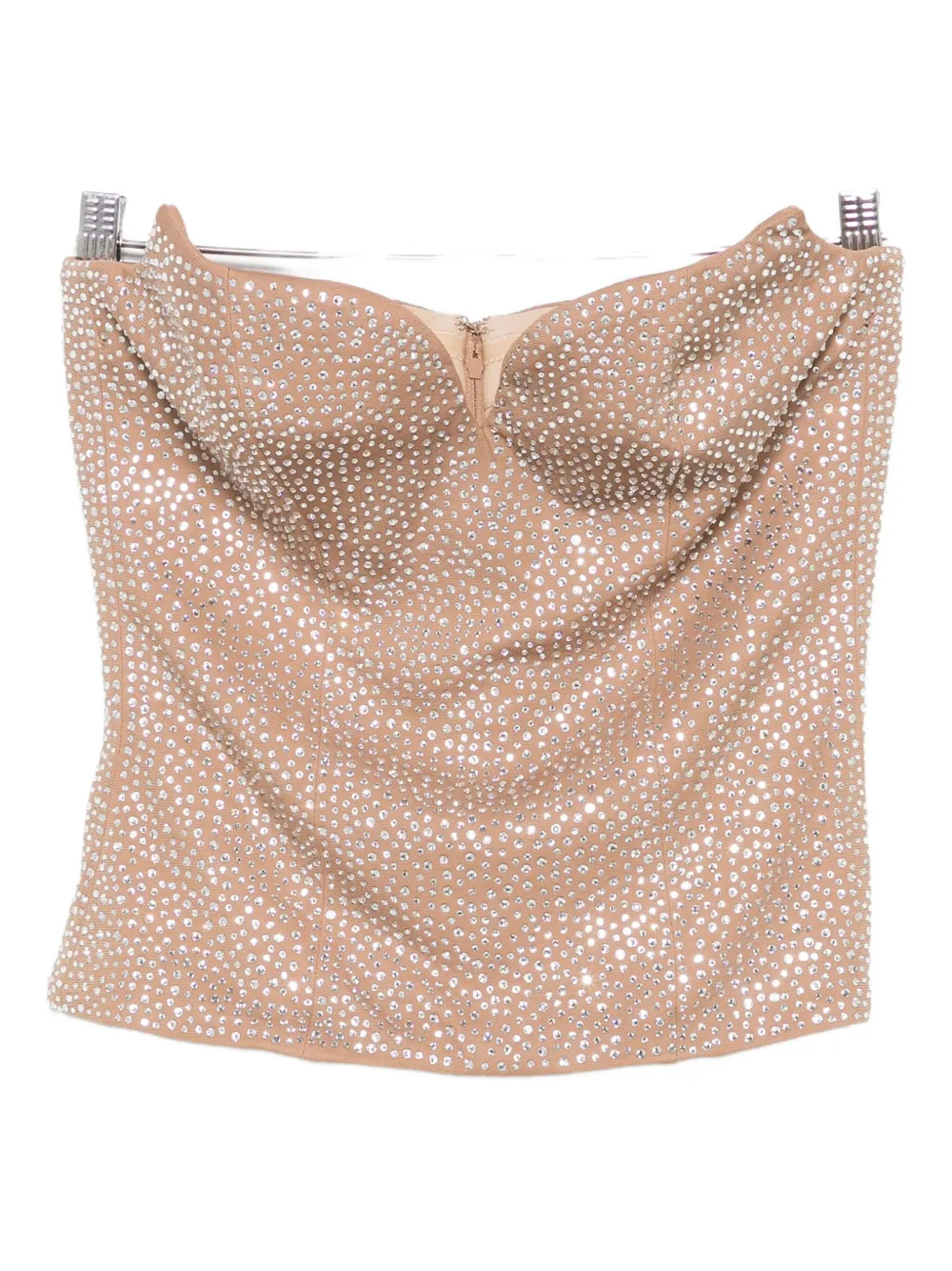 Украшенный топ без бретелек Giuseppe Di Morabito, нейтральный
Украшенный топ без бретелек Giuseppe Di Morabito, нейтральный