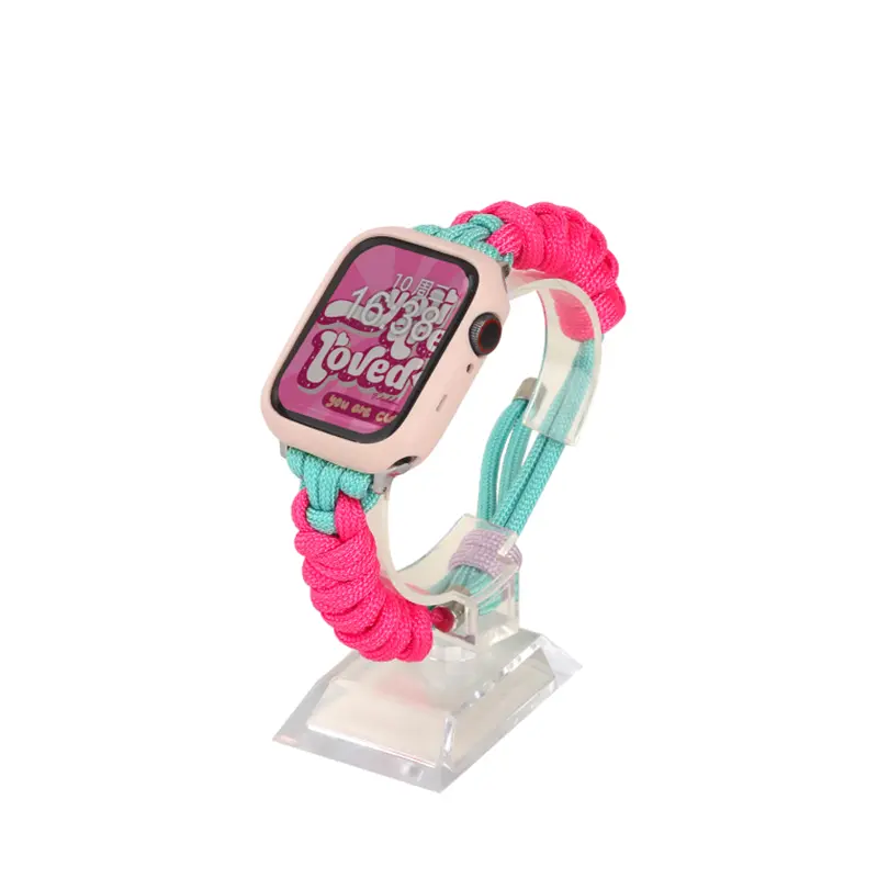 IBOANN Часы Strap Apple Compatibility Nylon Material, Rose Red Teal+Pink Shell Nylon Rope
IBOANN Часы Strap Apple Compatibility Nylon Material, Rose Red Teal+Pink Shell Nylon Rope