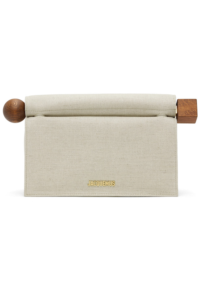 Jacquemus Бежевый клатч 'the rond carré'
Jacquemus Бежевый клатч 'the rond carré'