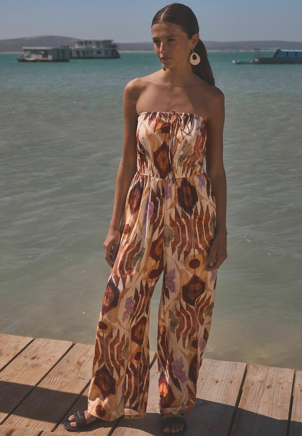 Комбинезон BANDEAU WIDE LEG Next, бежевый
Комбинезон BANDEAU WIDE LEG Next, бежевый