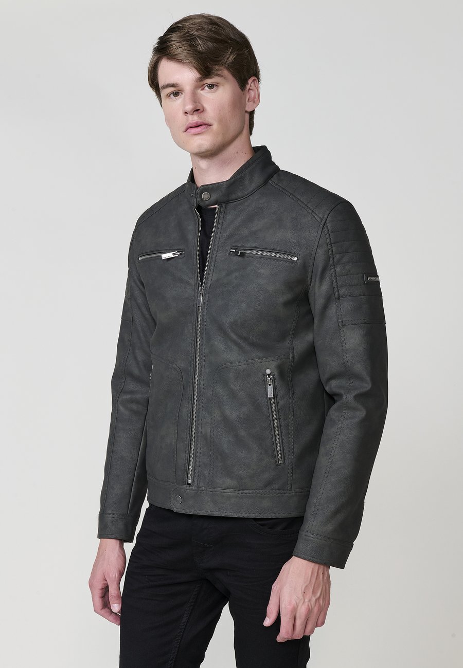 Куртка Koroshi Faux leather jacket, Gris Grey/Grey
Куртка Koroshi Faux leather jacket, Gris Grey/Grey