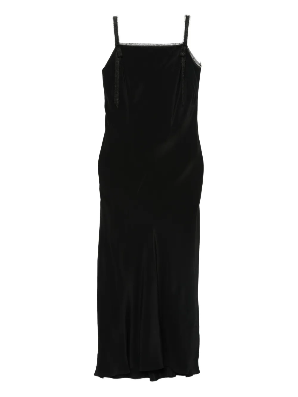 Платье-комбинация с отделкой лентами Rochas, черный
Платье-комбинация с отделкой лентами Rochas, черный