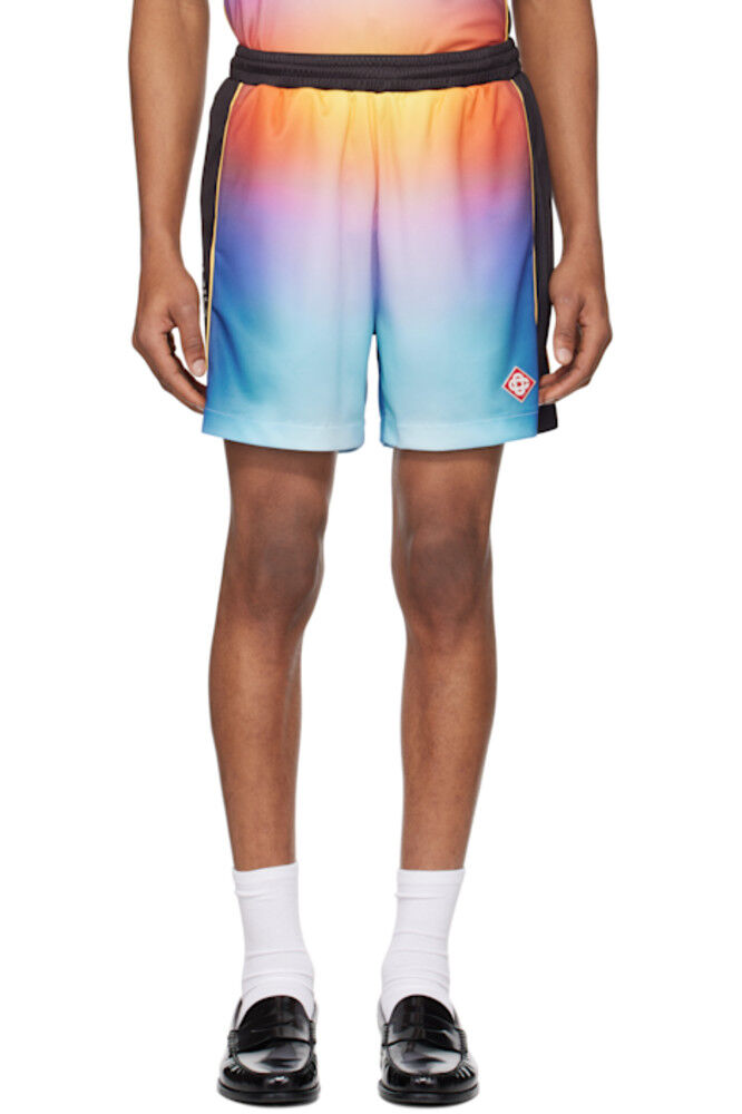 Футбольные шорты с разноцветным градиентом Casablanca
Футбольные шорты с разноцветным градиентом Casablanca