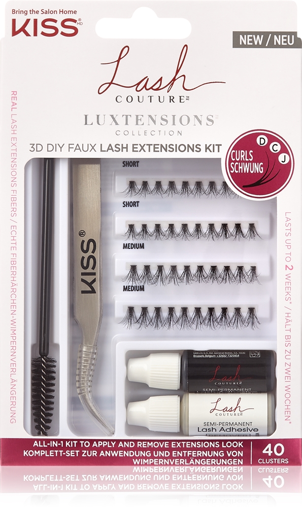 Набор для накладных ресниц Lash couture luxtensions Kiss, 40 шт
Набор для накладных ресниц Lash couture luxtensions Kiss, 40 шт