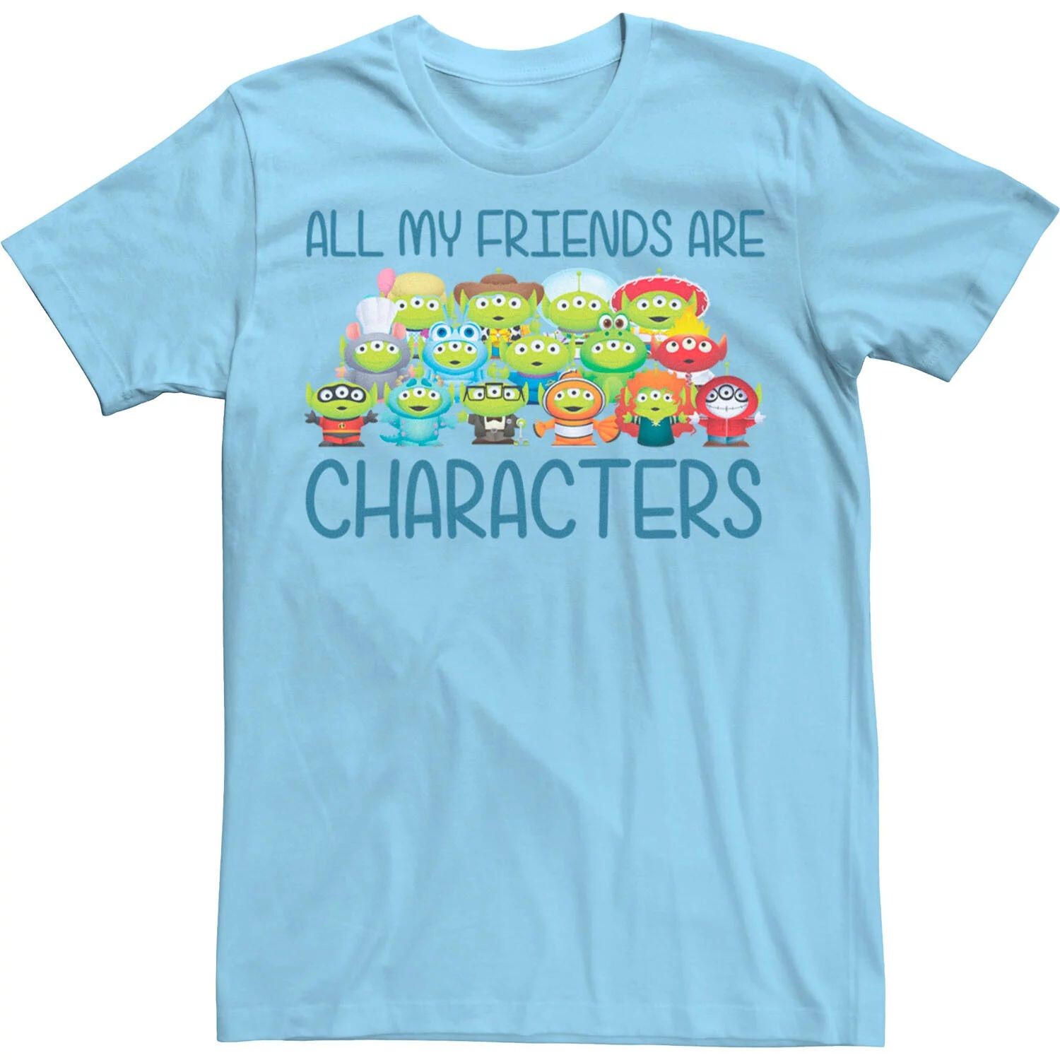 Мужская футболка Disney/Pixar Aliens «Все мои друзья — персонажи» Licensed Character
Мужская футболка Disney/Pixar Aliens «Все мои друзья — персонажи» Licensed Character