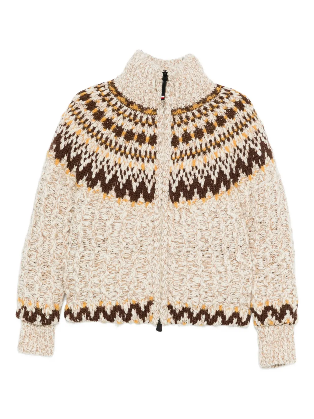 Кардиган с узором на молнии Moncler Grenoble, нейтральный
Кардиган с узором на молнии Moncler Grenoble, нейтральный