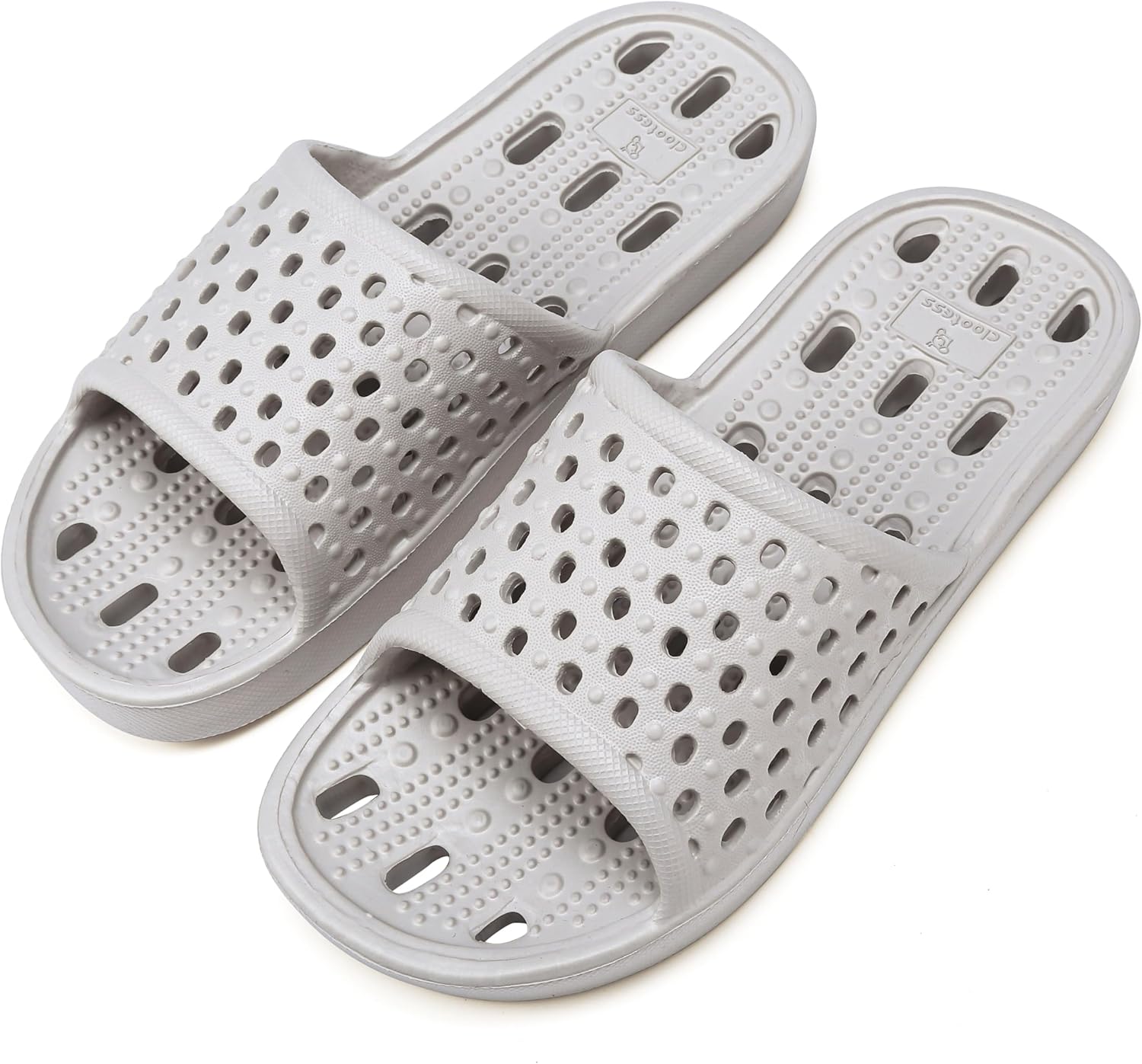 Шлепанцы для душа clootess для мужчин и женщин с отверстиями, серый
Шлепанцы для душа clootess для мужчин и женщин с отверстиями, серый