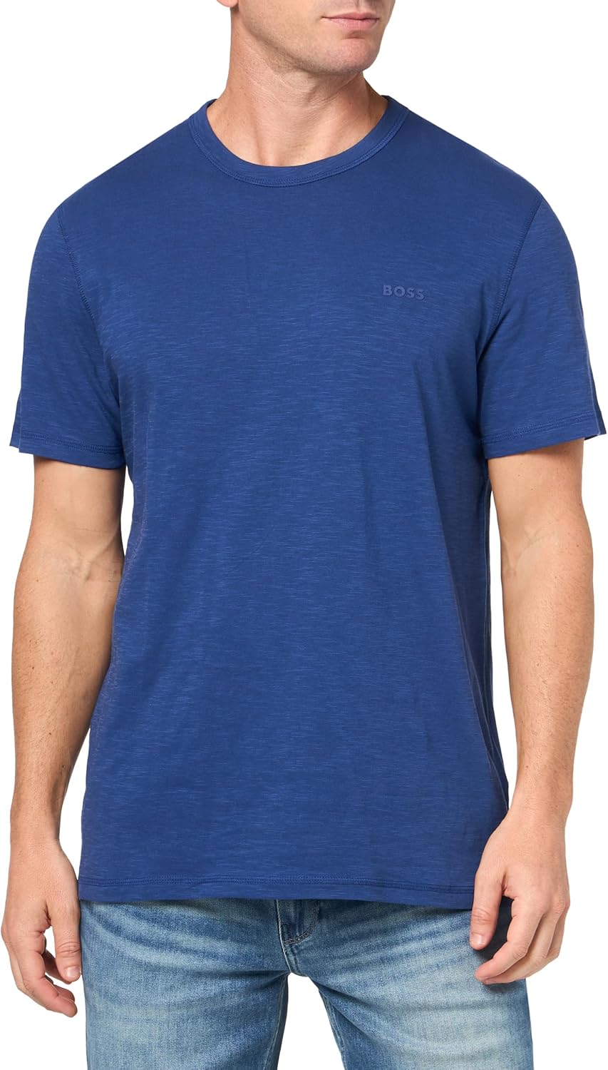 Мужская футболка BOSS с квадратной тональной нашивкой-логотипом, Blue Sapphire, Синий, Мужская футболка BOSS с квадратной тональной нашивкой-логотипом, Blue Sapphire
Мужская футболка BOSS с квадратной тональной нашивкой-логотипом, Blue Sapphire, Синий, Мужская футболка BOSS с квадратной тональной нашивкой-логотипом, Blue Sapphire