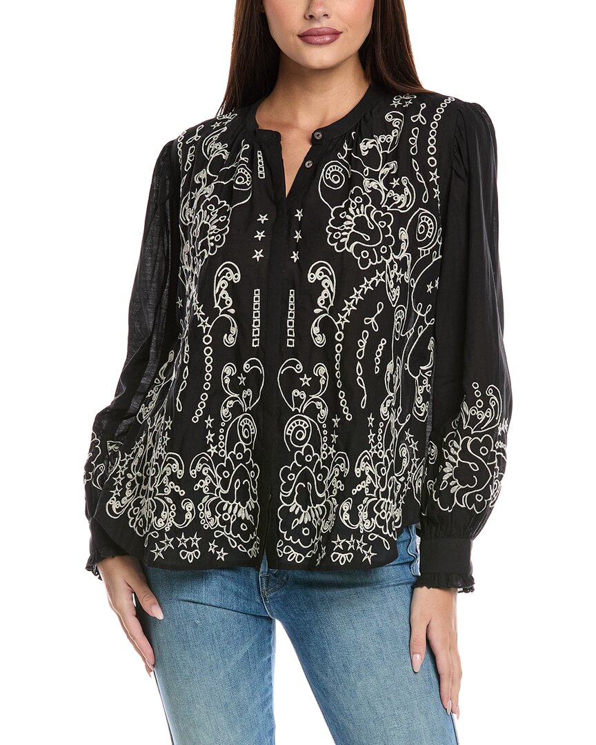 Джонни Уос Блузка Киви Johnny Was, черный
Джонни Уос Блузка Киви Johnny Was, черный