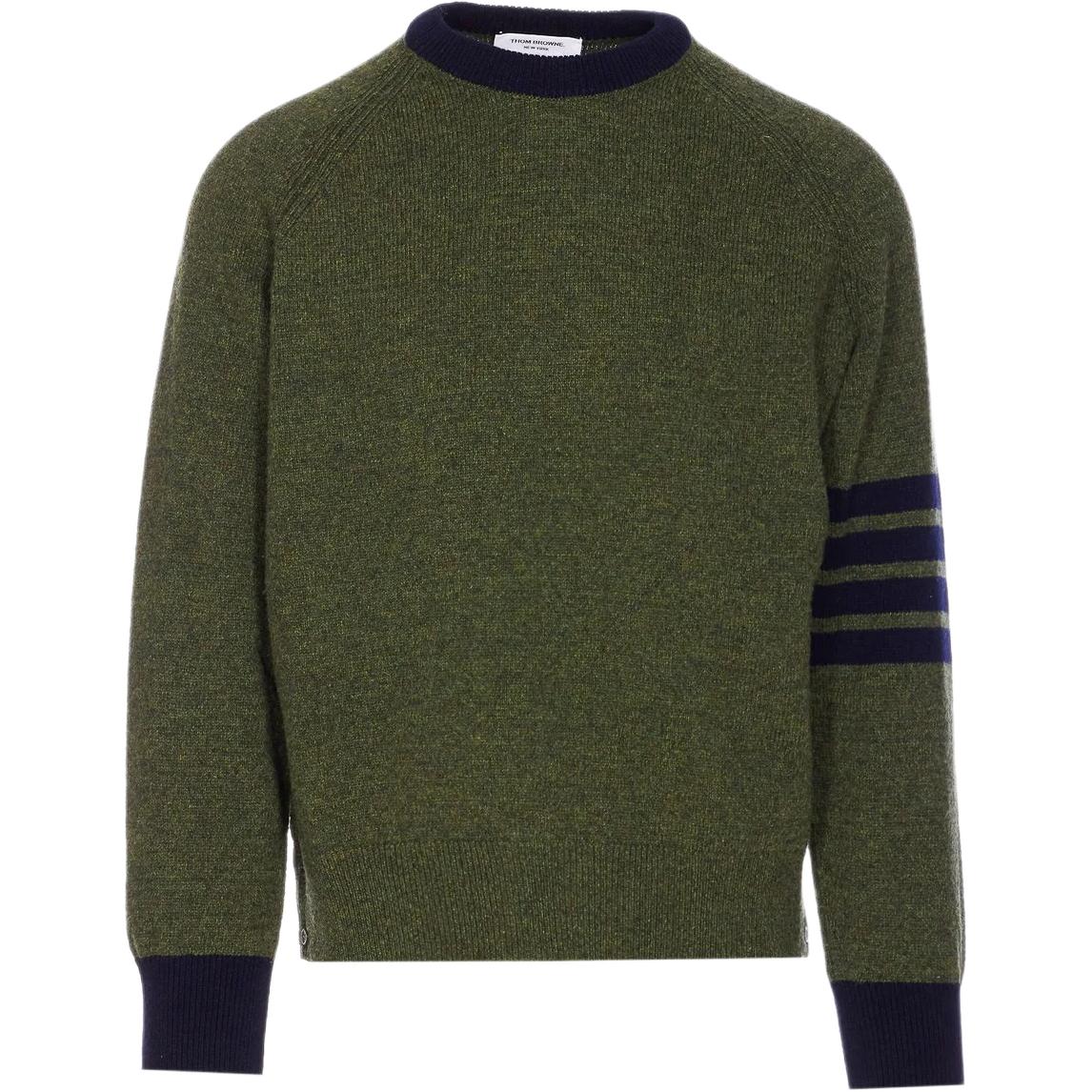 Свитер из шетландской шерсти 4 bar THOM BROWNE, зеленый
Свитер из шетландской шерсти 4 bar THOM BROWNE, зеленый