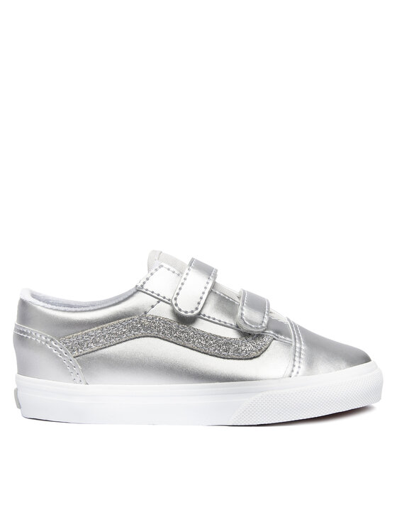 Тканевые кроссовки Old Skool V VN000CTG7VF1 Vans, серебряный
Тканевые кроссовки Old Skool V VN000CTG7VF1 Vans, серебряный