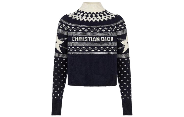 Ежеквартальные новинки Кашемировый свитер женский темно-синий Dior
Ежеквартальные новинки Кашемировый свитер женский темно-синий Dior