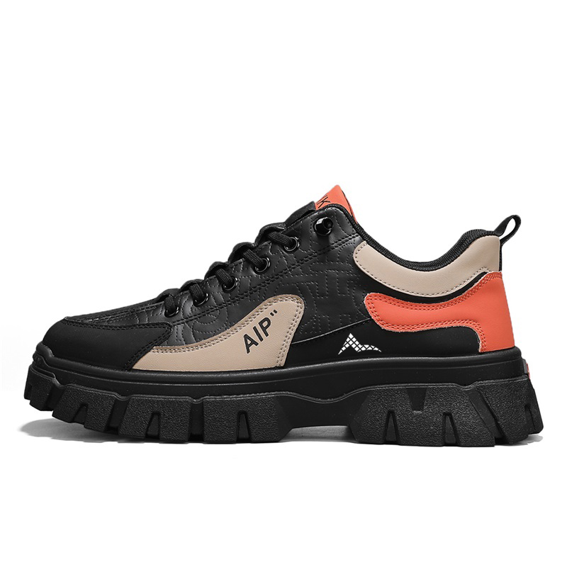 Амортизирующие, противоскользящие, износостойкие, легкие, увеличивающие рост низкие повседневные мужские туфли ATONGMU, Black Orange
Амортизирующие, противоскользящие, износостойкие, легкие, увеличивающие рост низкие повседневные мужские туфли ATONGMU, Black Orange