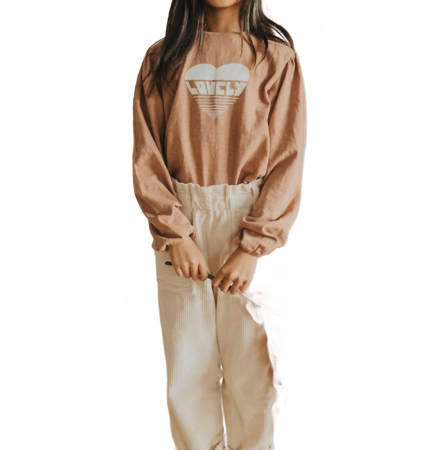 Детские вельветовые брюки с карманами в цвете песочный крем/белый Búho
Детские вельветовые брюки с карманами в цвете песочный крем/белый Búho