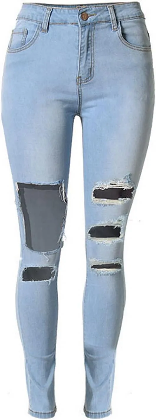 Faringoto высокие джинсы скинни с потертостями и карманами
Faringoto высокие джинсы скинни с потертостями и карманами