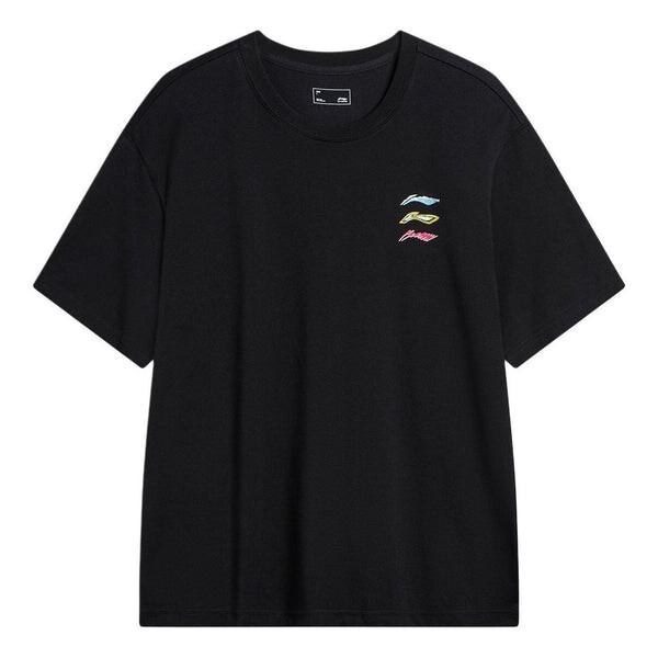 Футболка с тройным логотипом Li-Ning, черный
Футболка с тройным логотипом Li-Ning, черный