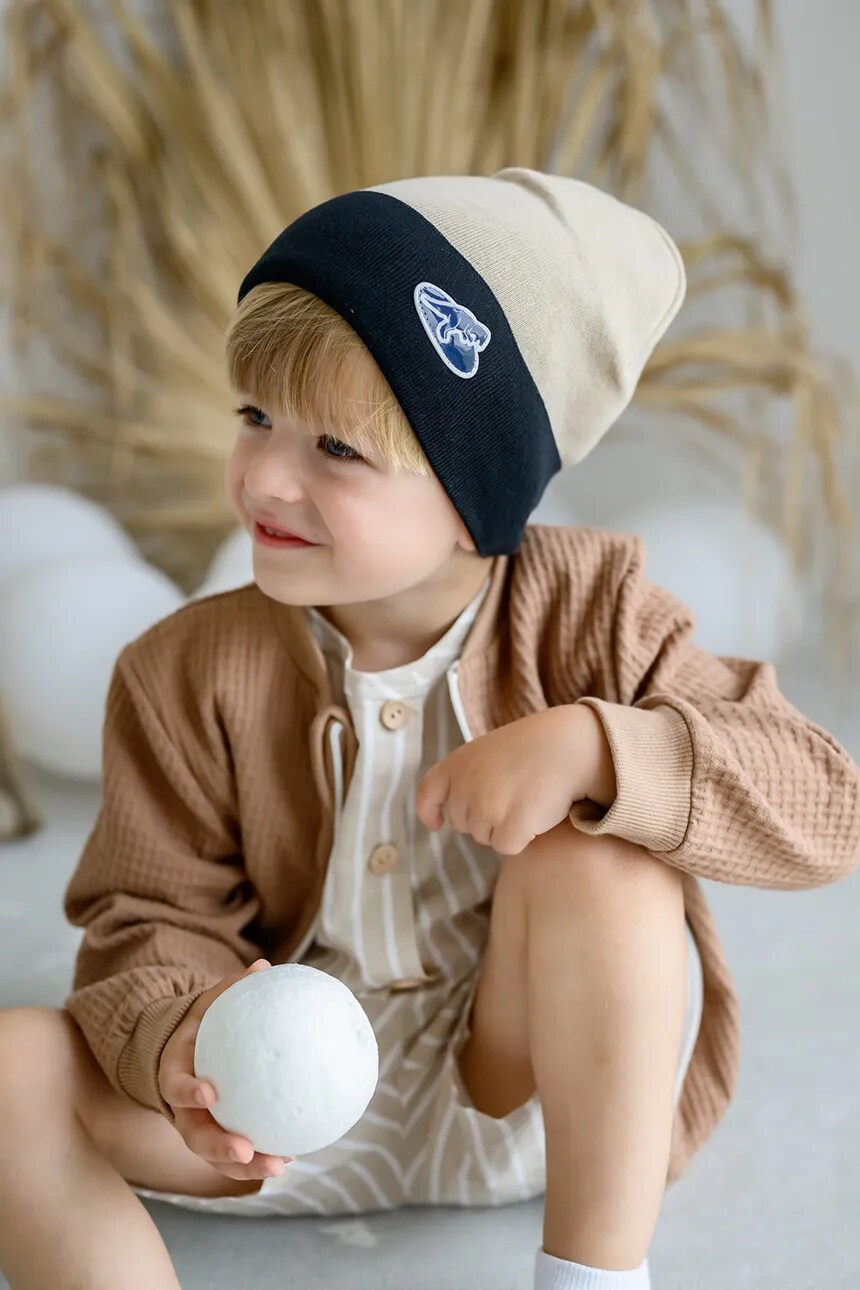 Детская хлопковая шапочка CELESTYN Jamiks, коричневый
Детская хлопковая шапочка CELESTYN Jamiks, коричневый