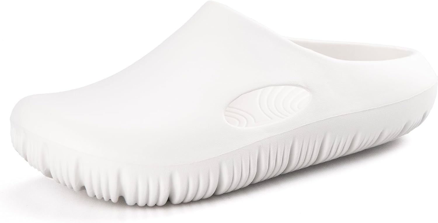Садовые сабо для женщин и мужчин, удобные нескользящие водонепроницаемые мюли, закрытые слайды без шнурков для улицы и пляжа, унисекс Toconffon, белый
Садовые сабо для женщин и мужчин, удобные нескользящие водонепроницаемые мюли, закрытые слайды без шнурков для улицы и пляжа, унисекс Toconffon, белый