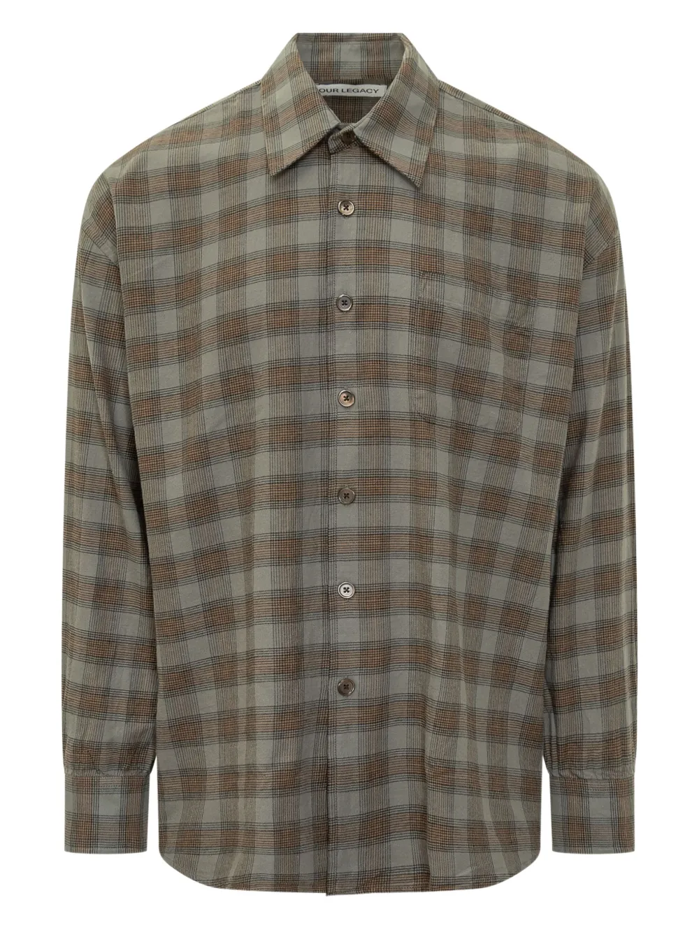 Рубашка в клетку Our Legacy, зеленый
Рубашка в клетку Our Legacy, зеленый