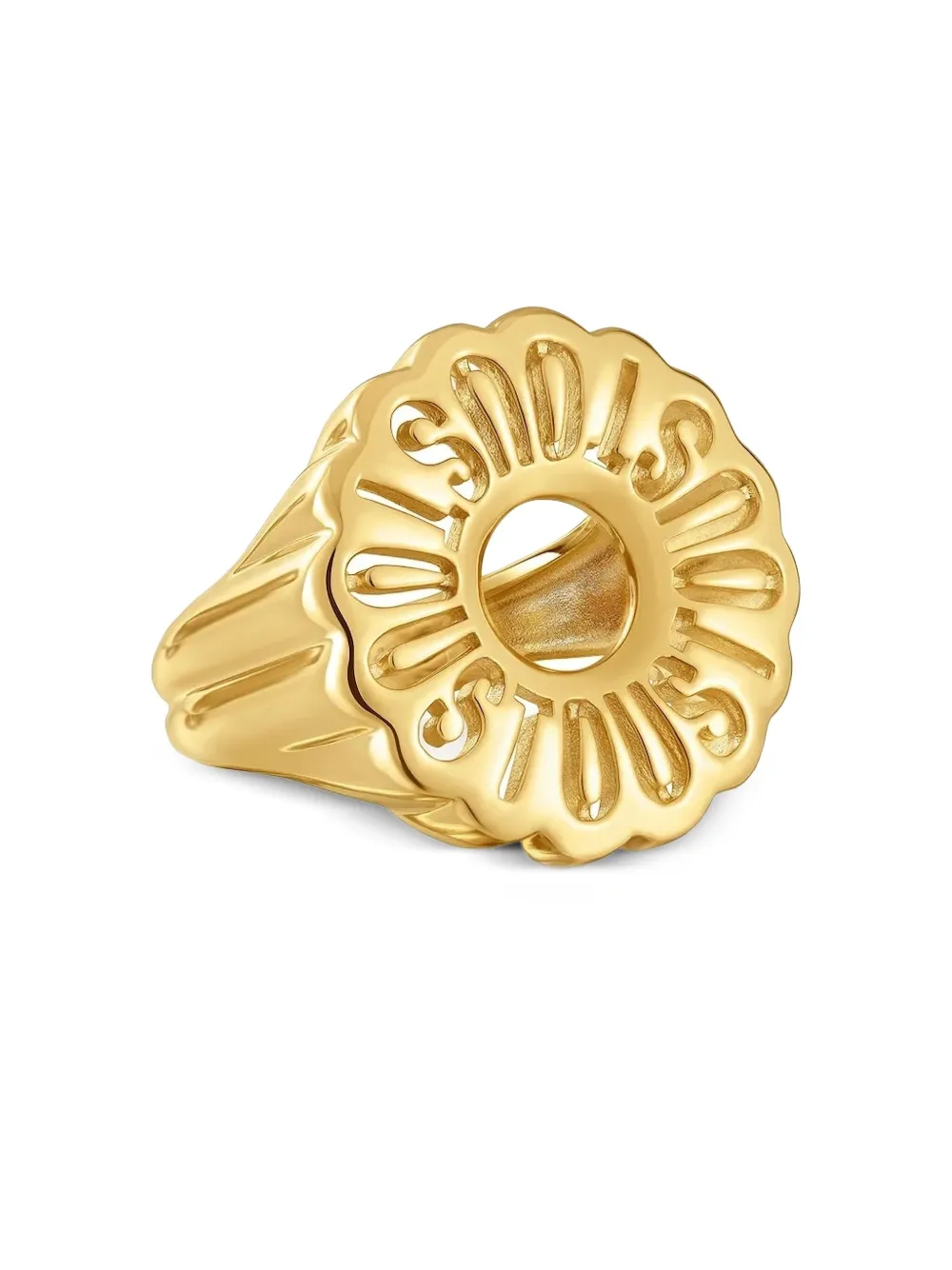 Кольцо в рубчик с логотипом TOUS, золотой
Кольцо в рубчик с логотипом TOUS, золотой