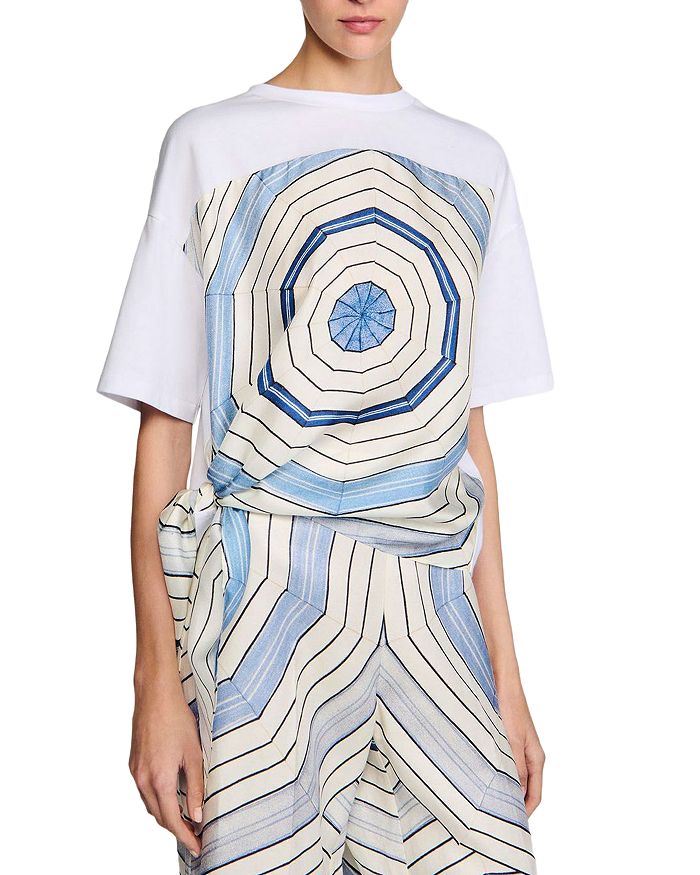 Футболка Sandro с принтом "Spiral" Sandro, синий
Футболка Sandro с принтом "Spiral" Sandro, синий