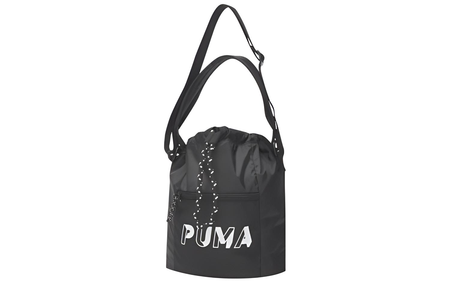 Футболка из ткани, сумка-ведро, через плечо, на плечо Трампетс Женская Черная PUMA
Футболка из ткани, сумка-ведро, через плечо, на плечо Трампетс Женская Черная PUMA