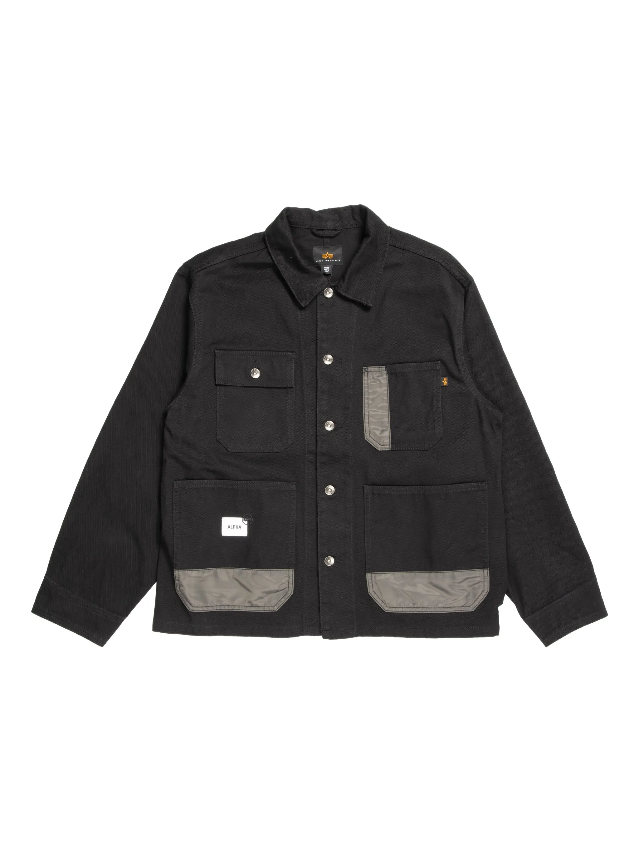 Куртка-рубашка с нашивкой-логотипом Alpha Industries, черный
Куртка-рубашка с нашивкой-логотипом Alpha Industries, черный
