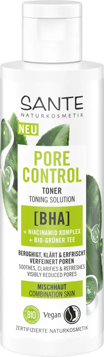 Тонер Pore Control BHA 125 мл SANTE NATURKOSMETIK
Тонер Pore Control BHA 125 мл SANTE NATURKOSMETIK