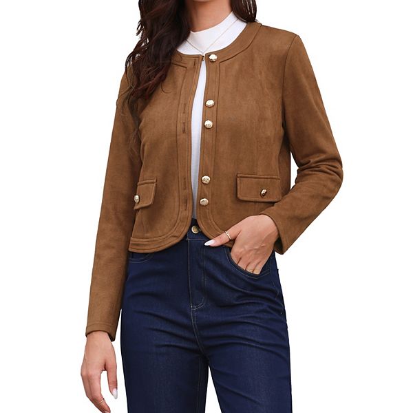 Винтажная куртка для женщин с длинными рукавами и застежкой на пуговицы Inspire Chic, Brown
Винтажная куртка для женщин с длинными рукавами и застежкой на пуговицы Inspire Chic, Brown