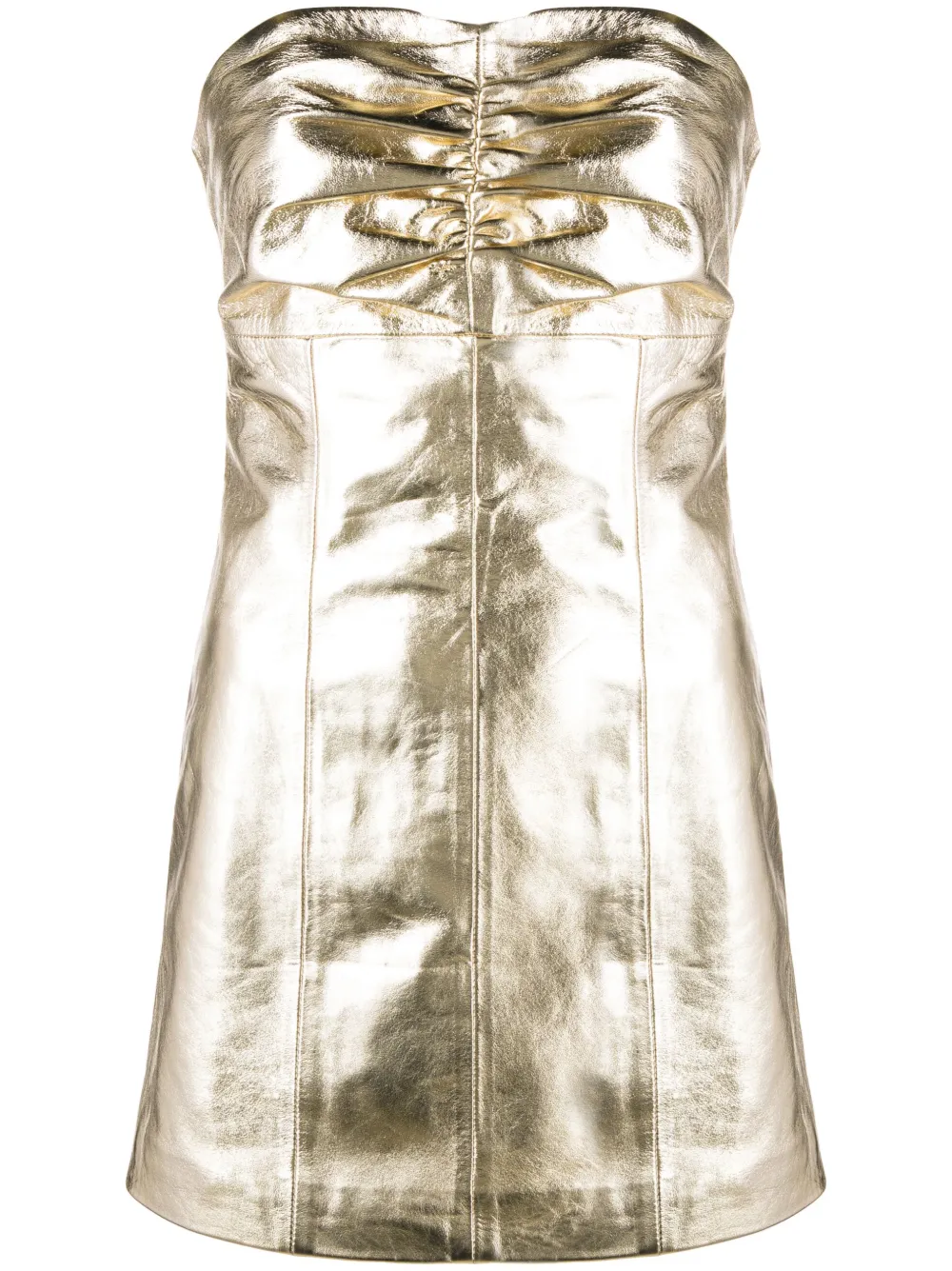 Платье мини без бретелей Mainless, золотой
Платье мини без бретелей Mainless, золотой